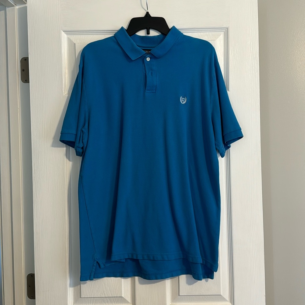 Blue button up shirt